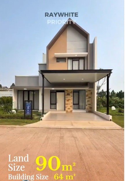 River Valley Garden House, di Natura City, Serpong